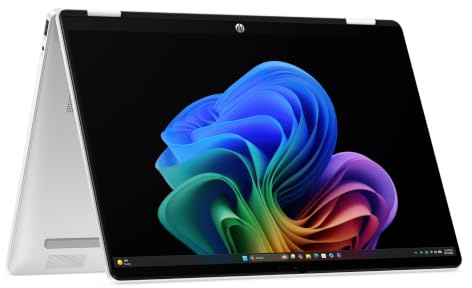 HP OmniBook 5 Flip 14'' Ordenador Portátil | Core Ultra 5 | 16GB | 512GB | Convertible táctil WUXGA 14, Core Ultra 5 y gran autonomía para trabajar y estudiar. Cargador no incluido.