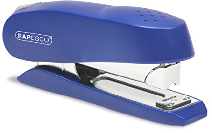 Rapesco 0237 Cucitrice Luna a Caricamento Frontale, Capacità di 50 Fogli, Blu