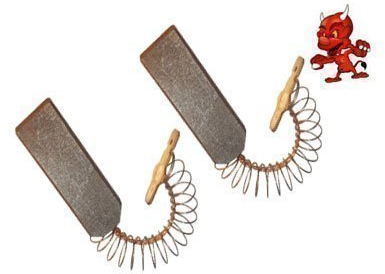 Kohlebürsten Motorkohlen passend für Bosch WFL 2450, WFL 2451, WFL 2460, WFL 2461, WFL2450, WFL2451, WFL2460, WFL2461