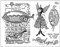Viva Decor Stempel Steampunk Engel, durchsichtig, Einheitsgröße