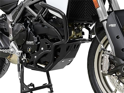 ZIEGER Motorschutz kompatibel mit Ducati Multistrada 950/S / V2/S schwarz