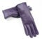 Long Keeper Lederhandschuhe Damen Faux Leder Touchscreen Handschuhe Damen Winter Warm mit Weichem Innenfutter (Violett)