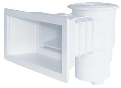 QP Produkte Skimmer Standard Mund lange 360 ABS Deckel, quadratisch, Schwarz, 49 x 57 x 45 cm, 500185 C