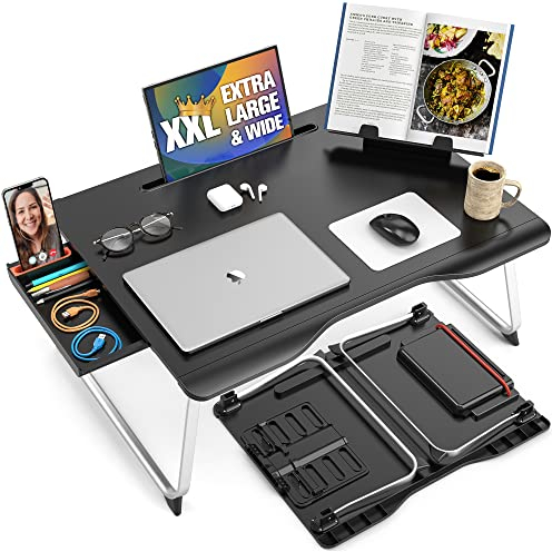 Cooper Cases Cooper Table Mate-Couch, Bett Schreibtisch Laptop, Schreiben, Studie, Essen Raum, Leseständer (Onyx)