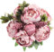 Veryhome Künstliche Blume Pfingstrose Gefälschte Blume Hochzeit Blumenstrauß Dekoration Familie Tabelle Öffentlich Auto Küche Büro Garten Innen Im Freien Braut Begrünung Pflanzen(Cameo Brown Knospe)
