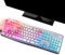 Keyboard Cover Skin Protector for Logitech MK295 MK275 MK270 Wireless Keyboard, Logitech K200 K260 K270 K275 K295 MK200 MK260 Ultra Thin Desktop PC Silicone Keyboard Cover-Colorful