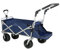 HIGOH Handcart, Outdoor-Klappwagen Mit Breitem Rad Doppelbremse Ausleitbares Griff Handwagen Klapper/Navy Blau