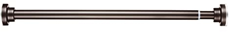 Teleskopstange aus Edelstahl (Farbe: Braun, Größe: 105 cm-170 cm)