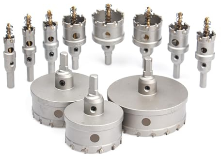 Foret de scie cloche à pointe en carbure de tungstène TCT, 12-200mm, 1 pièce, foret for métal épais, acier au carbone inoxydable, alliage dur d'aluminium (Size : 72mm)