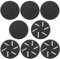 ECSiNG 8PCS Replacement Grinding Heads Foot Care Tool Compatible with Asiaark Electric Foot Callus Remover Pedicure Tools 100 Grit & 60 Grit