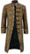 DHYUEN Halloween Herren Mantel Karneval Gehrock Erwachsene Kostüm-Outfits Frack Jacke Erfrischendes Unterteile Renaissance Jacke Einfarbig Unterteile Vampir Frack Mantel Uniform（2-Yellow，XL）
