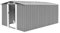 Gecheer Casetta da Giardino Metallo,Capanno,Casetta Attrezzi da Giardino,Capanno per Attrezzi in Acciaio,Capanno da Giardino per Esterni,Casetta Porta Attrezzi da Giardino,257x392x181 cm Grigio