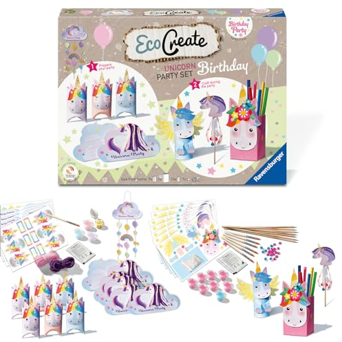 Ravensburger EcoCreate 23675 - Celebrate Your Unicorn Birthday - Kinder ab 6 Jahren