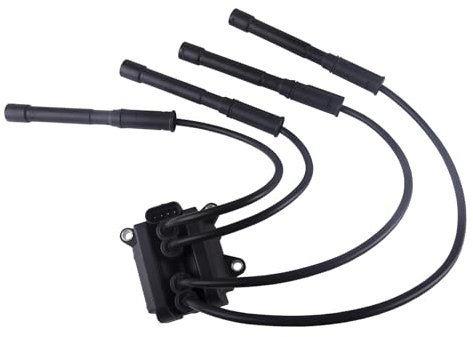 Globalautoparts Zündspule für Twingo,für Kangoo,für Clio,für Kubistar 1.2 16V,2244800QAD 597083 8200025256 8200051128 8200084401 138712 151401 19050023 8010325 80206 8530144 880036 DMB809 ZK15104