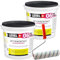 Level+06 Betonkontakt 40 kg Haftbrücke Haftputzgrund Putzgrund Betonuntergründe Betonfarbe+ Farbroller 25cm mit Bügel Set
