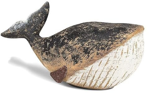 Abbott Collection Großer geschnitzter Wal