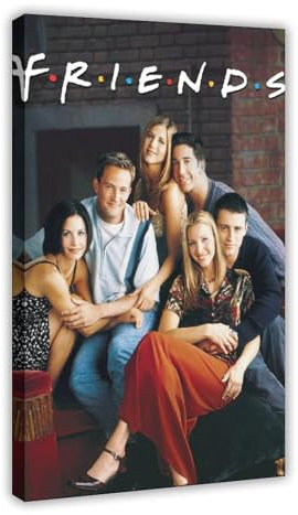 biegzc Friends (1994) Klassiker serie TV Ross Rachel poster su tela decorazione artistica da parete stampa pittura per soggiorno camera da letto decorazione 40 x 60 cm
