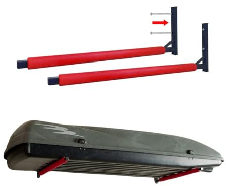 Pallit BRACKET-M Wandhalterung für Dachboxen, Kanus & Surfboards – Platzsparende Aufbewahrung für Garage & Keller – Max. Tragkraft 40kg – Universale Halterung für Sperrige Gegenstände