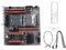 Wrtysully Placa Base de CPU Dual X99 + Cable SATA + Cable de Interruptor + Deflector + Grasa TéRmica LGA 2011 DDR4 Compatible con Placa Base de CPU 2011-V3