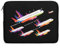 Pilot Commercial Passenger Airplanes Laptop Sleeve Case Laptop Bag Shockproof Protective Computer Cover Briefcase Carrying Bag 10inch