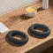 Replacement Cushion Set for Sony Headphones Fits WH1000XM2 and MDR 1000X Models Perfectly (BLACK)