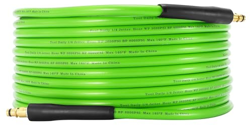 Tool Daily 10M Pressure Washer Hose Replacement for K Series K2-K7 | Jet Wash Extension Hose, Click Type Plug Quick Connect, Only for K2 K3 K4 K5 K6 K7, for Car Washing Garden Cleaning, 3600 PSI