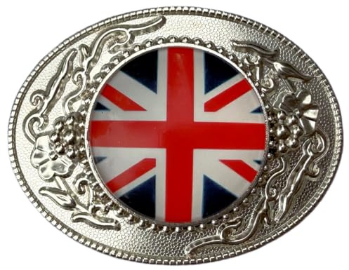 DRAGON DESIGNS TANSIDE LTD. Gürtelschnalle mit Union Jack-Flagge, in Geschenkbox