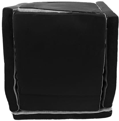 DECHOUS Copertura Insonorizzata per Pompa Aria in Spugna Nera 28X25 CM Scatola Fonoassorbente Antirumore Compatta per Pompe Booster Involucro Acustico Salvaspazio per Uso Domestico e