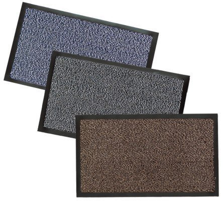 Coronet 3 Stück Finca Schmutz saugstark, Set, 60 x 40 cm, Blau/Braun/Grau, One Size