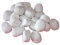PUR LINE | Piedras Decorativas Blancas de Fibra Cerámica para Chimenea de Etanol – Pack de 24 Unidades ignífugas, decoración Moderna y Elegante para Interiores