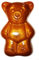 Gummibär extra Groß 28cm 2 kg Fruchtgummi Farbe GOLD metallic