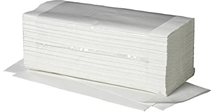 Fripa Ideal, Falthandtuch, hochweiß, 25,0 x 23,0 cm, 1-lagig, 250 Blatt/Pack, 20 Pack/VE, 28 VE/Palette