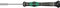 Wera 05118116001 2069 Tournevis électronicien à douille, 3.2 x 60 mm, Noir/vert