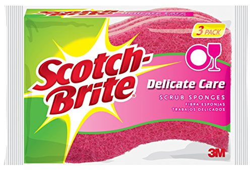 Scotch-Brite estropajo esponja, Cuidado delicado, 24 Count, 8