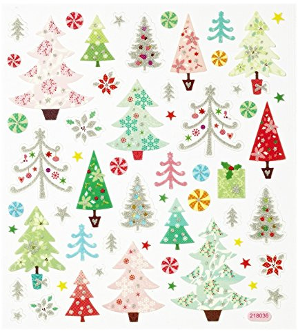 HOBBY-Design Sticker Tannenbaum, Bogen ca. 15x 16,5 cm