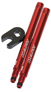 Massi – Prolunga per valvola 60 mm Rosso a 2 PCS – Piazze Questi, Accessori