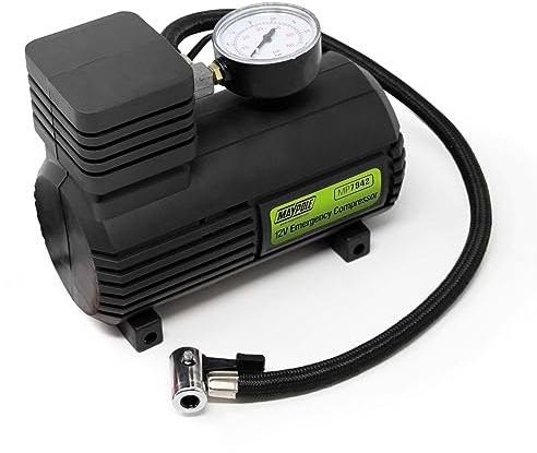 Maypole 12V Emergency Air Compressor Motorcycles, Cars, Bikes, Inflatables