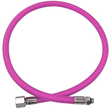 XS Scuba Miflex Niederdruck-Geflechtschläuche, Pink, 76,2 cm