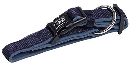 Nobby Halsband Classic Preno, blau/blau L: 20-30 cm, B: 15/20 mm, 1 Stück