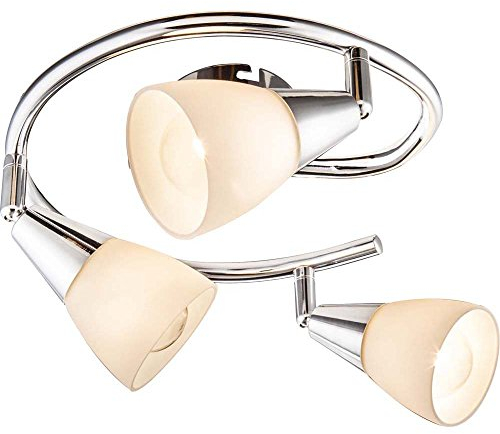 GLOBO Tadeus Deckenstrahler, modernes Design, silberfarben, Norme