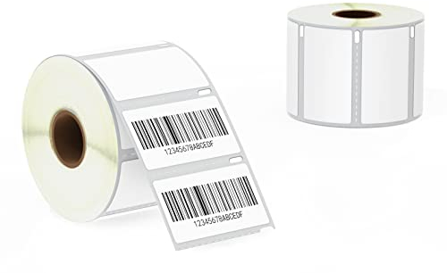 BETCKEY - 2 Rollen 11354 Selbstklebende Etiketten Kompatibel mit DYMO S0722540, 57mm x 32mm, 2000 Mehrzwecketiketten für LabelWriter 450, 4XL NICHT passend 550 oder 5XL