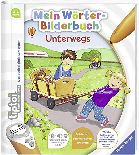 Ravensburger tiptoi Mein Wörter-Bilderbuch Unterwegs Lernbuch
