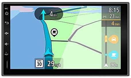 YUNTX Android 10 Doppel Din Autoradio mit navi - GPS 2 Din - Rückfahrkamera einbeziehen - 7 Zoll - Soutien DAB+ | Commande au Volant | 4G | WiFi | Bluetooth | Mirrorlink | USB | SD | Carplay