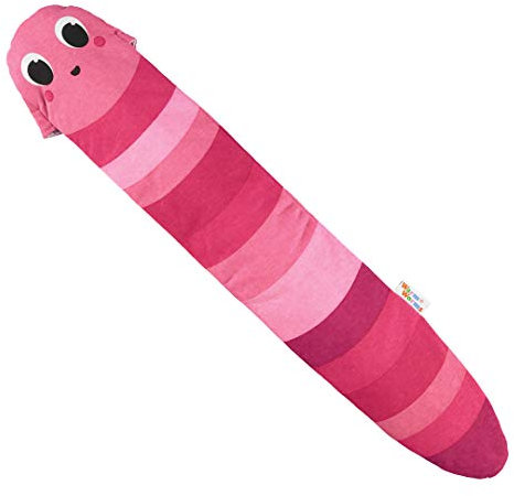 Body Bottle Warm Worm, Pippa | Das Original von YUYU | Bis zu 6 Stunden warm, umweltfreundliche, kuschlige Wärmflasche extra lang, für Kinder in verschiedenen Farben - Als Alternative zu Wärmepads