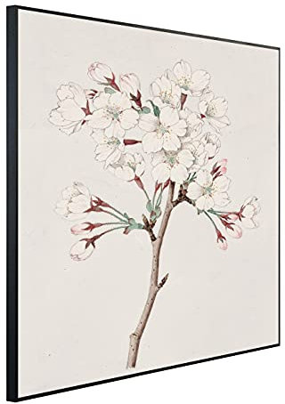 Ecowelle Infrarotheizung mit Bild | 350 Watt | 60x60 cm | Infrarot Heizung| | Made in Germany| a 83 Yoshino Kirsche