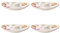 Villeroy & Boch Mariefleur Basic 4er Set Eierbecher oval weiß aus Porzellan