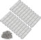20 Stk Flachverbinder Lochplatten, Edelstahl Flache Ecke Bracket, Verbindungsplatte mit Schrauben, Metallverbinder Flache Platte Halterung, Holzverbinder für Holz Möbel Ausbessern (Silber)