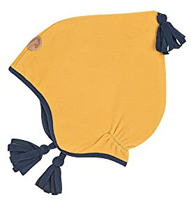 Finkid Pipo Gelb, Kinder Kopfbedeckung, Größe 48 - Farbe Golden Yellow - Navy