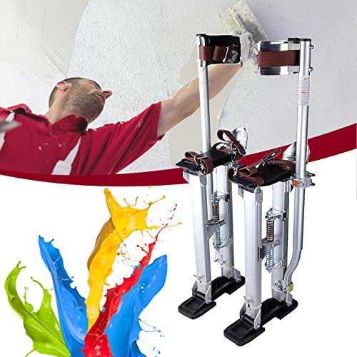 ZhiLianZhao Professionelle Riemen Trockenbau-stelzen, Einstellbare Aluminiumstelzen, mit Verstellbarem Schultergurt, für Power, Parade, Rollenspiele