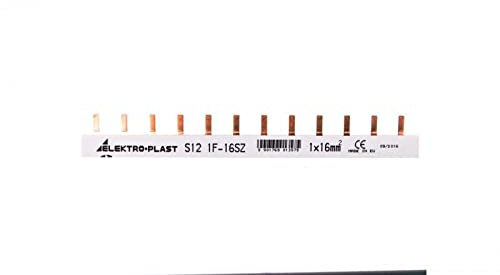 Stromschiene Typ PIN 1P 16mm2 100A 12pol IZS16/1F/12 45.236 Elektro-plast Spatel 5901769013575